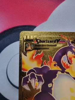 Charizard VMAX SV107/SV122 Fanart Gold Foil Pokemon TCG - Image 2