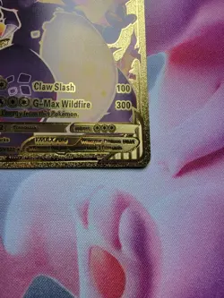Charizard VMAX SV107/SV122 Fanart Gold Foil Pokemon TCG - Image 5