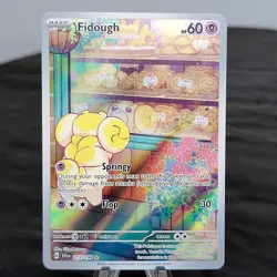 Fidough 213/198 Illustration Art Rare Scarlet & Violet Pokemon TCG Holo NM - Image 1