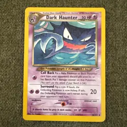 Pokemon TCG Dark Haunter 36/105 Neo Destiny Regular LP - Image 1