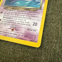 Pokemon TCG Dark Haunter 36/105 Neo Destiny Regular LP - Image 2