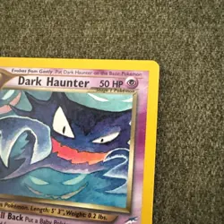 Pokemon TCG Dark Haunter 36/105 Neo Destiny Regular LP - Image 5