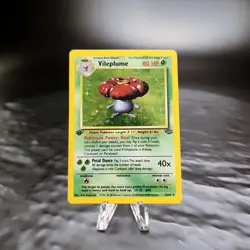 Vileplume 1st Edition Holo Rare 15/64 Jungle WOTC Pokemon TCG 1999 MP ⭐ - Image 1
