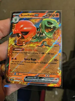 Pokemon TCG Scovillain EX 037/191 Surging Sparks Double Rare SV08 English 2024 - Image 1