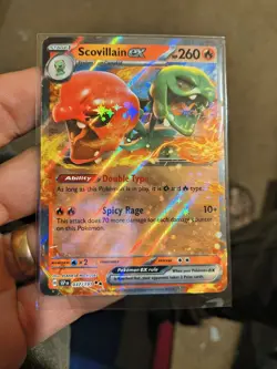 Pokemon TCG Scovillain EX 037/191 Surging Sparks Double Rare SV08 English 2024 - Image 2