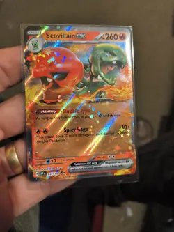 Pokemon TCG Scovillain EX 037/191 Surging Sparks Double Rare SV08 English 2024 - Image 4