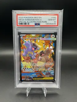 2025 POKEMON MEGA EVOLUTION SPECIAL ILLUSTRATION RARE MEGA KANGASKHAN EX PSA 10 - Image 1
