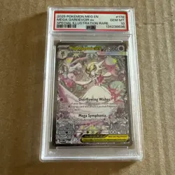 2025 POKEMON MEG EN-MEGA EVOLUTION #178 MEGA GARDEVOIR EX PSA 10 - Image 1