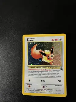 2000 Eevee Holofoil Black Star Promo #11 WOTC Vintage Eeveelution - Image 2