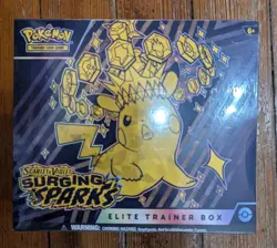 Surging Sparks Elite Trainer Box (ETB) Factory Sealed Pokemon TCG FREE Shipping - Image 1