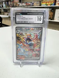 Greninja ex Pokemon 2024 Twilight Masquerade CGC 10 - Image 1