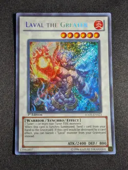 Yugioh - Laval the Greater HA05-EN023 1st Edition Secret Rare NM - Image 1