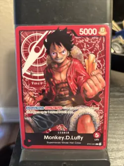 Monkey.D.Luffy ST01-001 - One Piece TCG Starter Deck Straw Hat Crew NON HOLO LP - Image 1