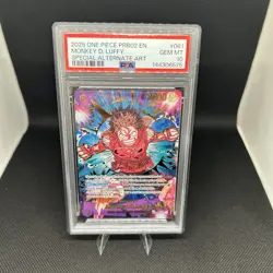 PSA 10 - ONE PIECE PRB02 EN - MONKEY D. LUFFY #061 - SPECIAL ALTERNATE ART - Image 1