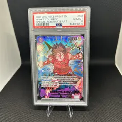 PSA 10 - ONE PIECE PRB02 EN - MONKEY D. LUFFY #061 - SPECIAL ALTERNATE ART - Image 2