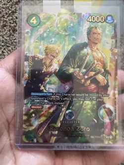 Roronoa Zoro - PRB02-006 (SP) - The Azure Sea's Seven (OP14) BGS 10 Bubble Zoro - Image 1