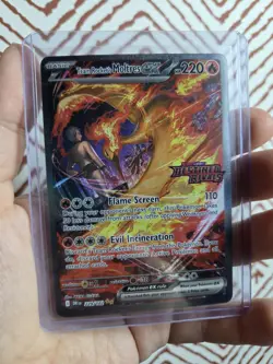 Pokemon TCG Team Rockets Moltres EX Destined Rivals Card 229/182 SIR Stamped - Image 1