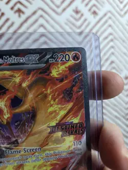 Pokemon TCG Team Rockets Moltres EX Destined Rivals Card 229/182 SIR Stamped - Image 4