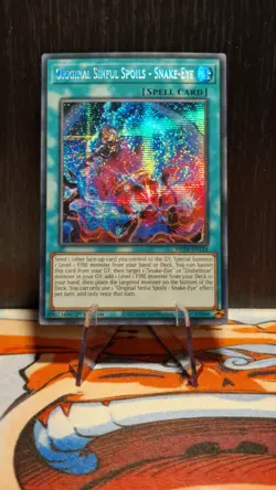 MP24-EN124 Original Sinful Spoils - Snake-Eye Secret 1st Edition NM Yugioh Card - Image 1