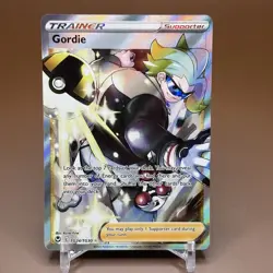 Gordie TG24/TG30 SWSH12: Silver Tempest Trainer Gallery NM Pokemon Card TCG - Image 1
