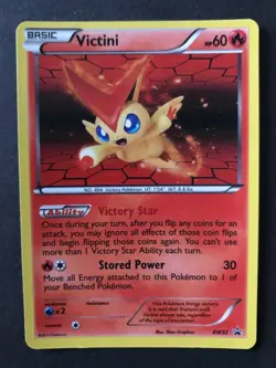 Victini BW32 BW PROMO B&W Black & White HOLO Shiny Pokemon Card Exc - Image 1