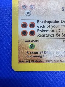 Dugtrio 19/102 Non Holo Rare Base Set Pokemon Card LP - Image 5