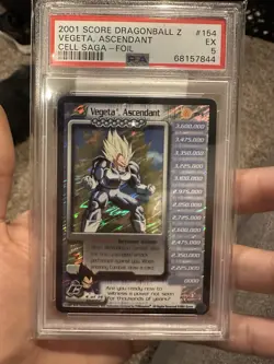 Vegeta Ascendant 154 Limited Edition DBZ Dragon Ball Z CCG Card - Image 1