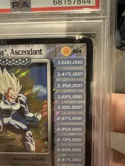 Vegeta Ascendant 154 Limited Edition DBZ Dragon Ball Z CCG Card - Image 3