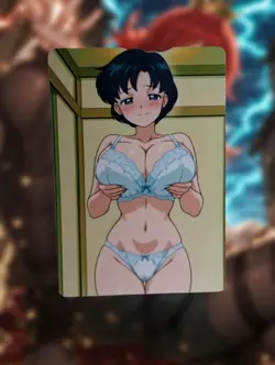 Sailor Mercury Sailor Moon Anime Waifu Sexy Goddess Doujin Lewd Hentai Card - Image 1