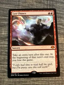 MTG 1x Last Chance # 127 Dominaria Remastered Magic the Gathering Card x1 NM - Image 1