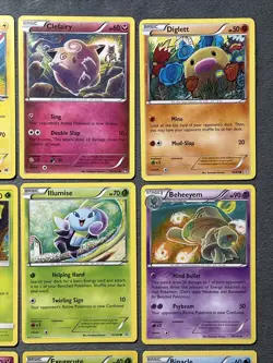 Pokemon Cards Lot Tomokazu Komiya Clefairy Diglett Charcadet Reverse Holo Snover - Image 3
