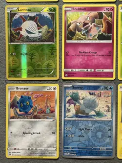 Pokemon Cards Lot Tomokazu Komiya Clefairy Diglett Charcadet Reverse Holo Snover - Image 4