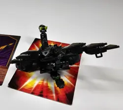 Bakugan Gundalian Invaders Darkus Dharak 600G & Gold Airkor 50G w/ Card - Image 3