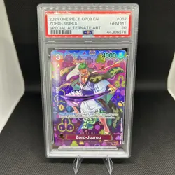 One Piece Card Game TCG OP09 Zoro-Juurou OP05-067 SP PSA 10 - Image 1