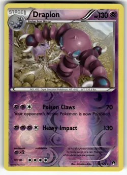 Drapion 54/122 XY - BREAKpoint LP Pokemon Card TCG - Image 1