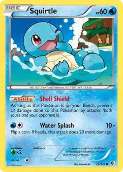 Squirtle 29/149 Common Boundaries Crossed Pokemon Card - Image 1