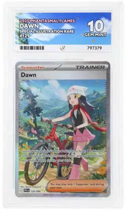 ACE 10 Dawn 129/094 Phantasmal Flames SIR Holo Pokemon Card - Gem Mint - Image 1