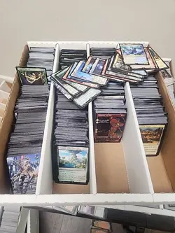 MTG 500 CARDS FFX/SPM/LOTR/ EOE/DFT 100 OF EACH Bulk lot 500 Cards C/UC W/ FOILS - Image 1