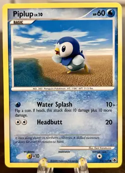 Piplup 71/100 LP Majestic Dawn English Pokemon Card TCG - Image 1
