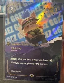Teemo - Scout (GG EZ) - Riftbound Organized Play Promotional Cards (OPP) - Image 1