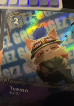 Teemo - Scout (GG EZ) - Riftbound Organized Play Promotional Cards (OPP) - Image 2