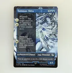 Magic the Gathering: Summon: Shiva (Borderless) Final Fantasy Regular NM - Image 1
