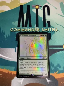 Craterhoof Behemoth ✨ FOIL ✨ Secret Lair MTG NM Near Mint Child Artist Kira - Image 1