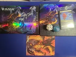 Magic The Gathering Final Fantasy Gift Bundle Box - Dice - Lands - No Packs - Image 1