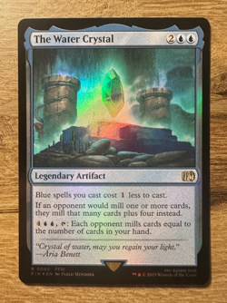 Magic MTG Final Fantasy The Water Crystal #85 FIN *FOIL* Rare - Image 1