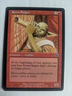 Kyren Sniper (199/350) – Mercadian Masques – LP – Magic the Gathering MTG - Image 1