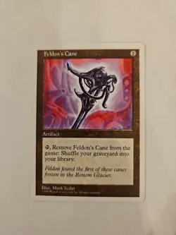 Mtg 5th Edition Feldon's Cane (Never Played) - Image 1