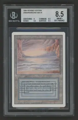 UNDERGROUND SEA Revised Rare Reserved List BGS 8.5 Vintage MTG [Nostalgium] - Image 1