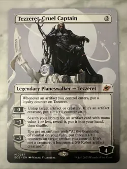 Tezzeret, Cruel Captain (Borderless) Edge of Eternities Regular - Image 1