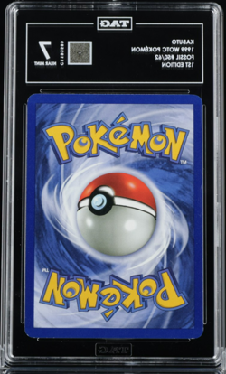 1999 Pokemon 1st Edition Fossil KABUTO - Non Holo Card #50/62 TAG 7 - READ DESC - Image 2